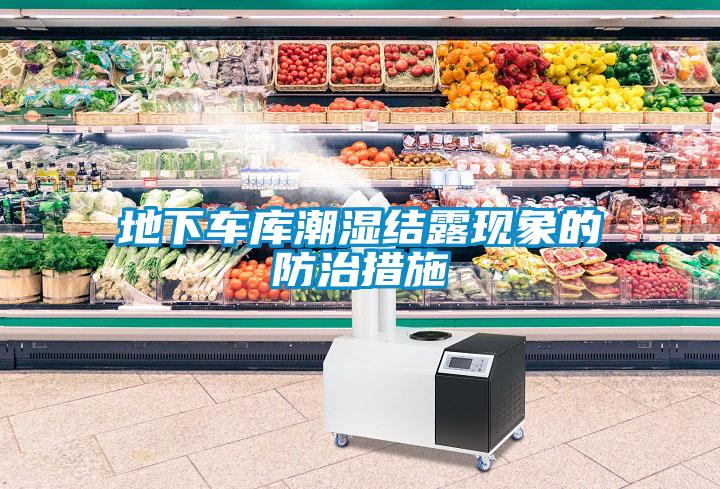 地下車庫潮濕結露現(xiàn)象的防治措施