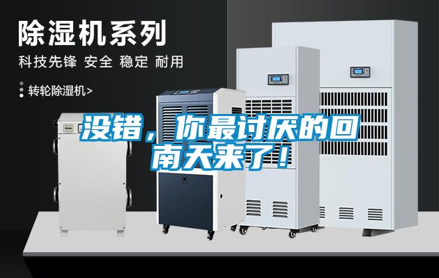 沒(méi)錯(cuò)，你最討厭的回南天來(lái)了！