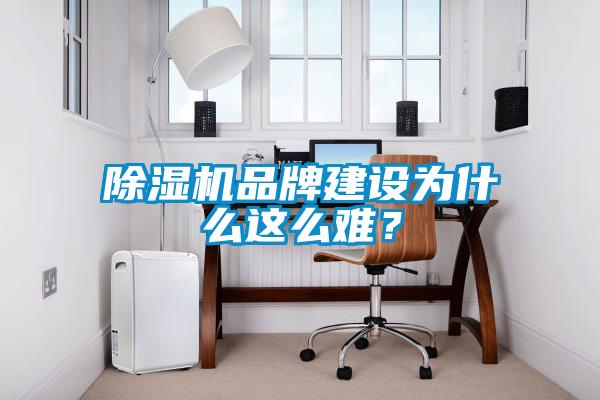 除濕機品牌建設(shè)為什么這么難？