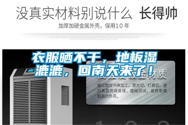 衣服曬不干，地板濕漉漉，回南天來了！