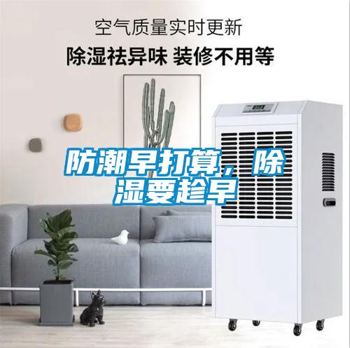 防潮早打算，除濕要趁早