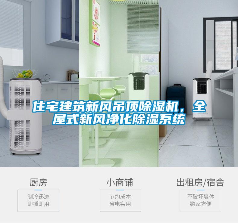住宅建筑新風(fēng)吊頂除濕機(jī)，全屋式新風(fēng)凈化除濕系統(tǒng)