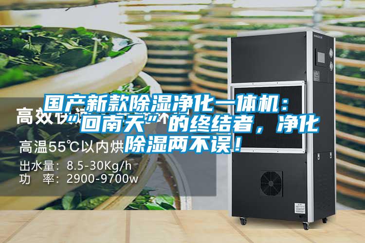 國產新款除濕凈化一體機：“回南天”的終結者，凈化除濕兩不誤！