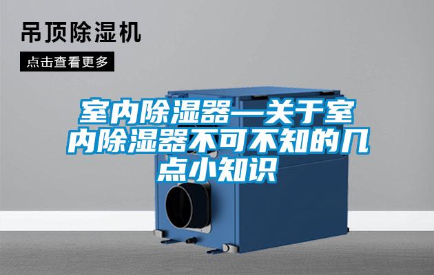 室內(nèi)除濕器—關(guān)于室內(nèi)除濕器不可不知的幾點(diǎn)小知識