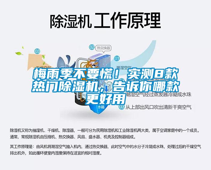 梅雨季不要慌！實測8款熱門除濕機，告訴你哪款更好用