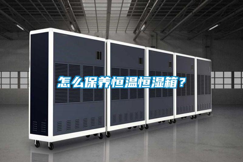 怎么保養(yǎng)恒溫恒濕箱？