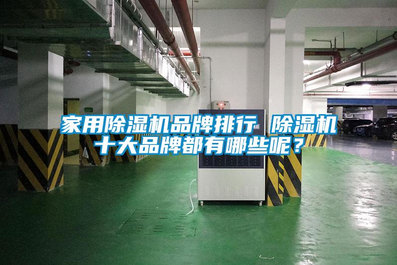 家用除濕機品牌排行 除濕機十大品牌都有哪些呢？