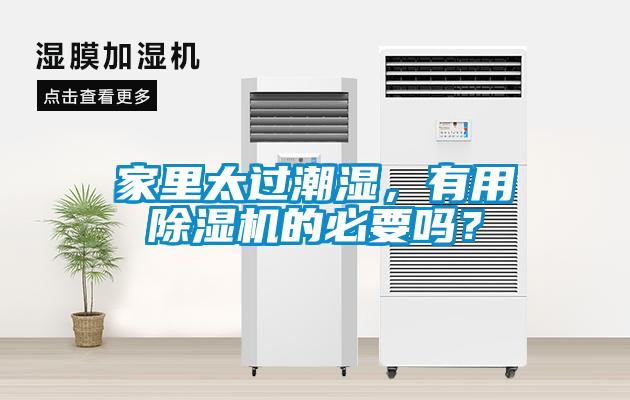 家里太過潮濕，有用除濕機的必要嗎？