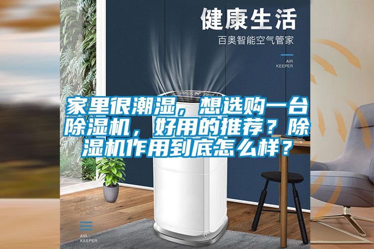 家里很潮濕，想選購一臺除濕機，好用的推薦？除濕機作用到底怎么樣？