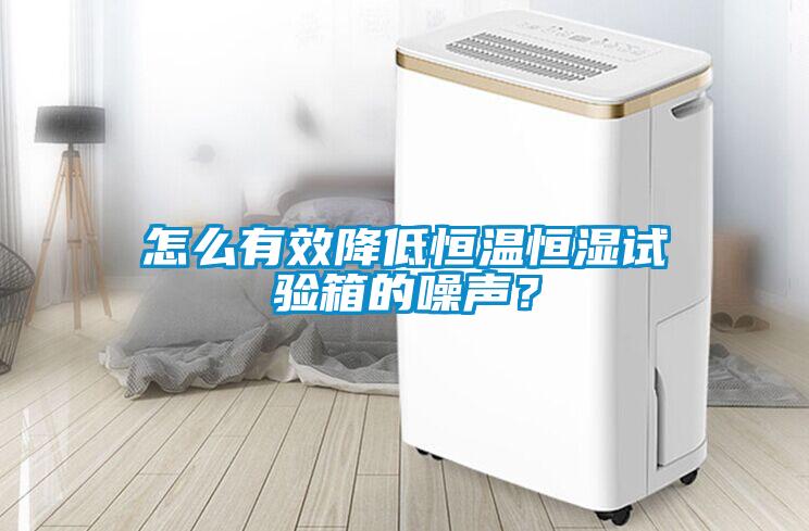 怎么有效降低恒溫恒濕試驗(yàn)箱的噪聲？