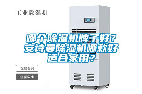 哪個除濕機牌子好？安詩曼除濕機哪款好適合家用？