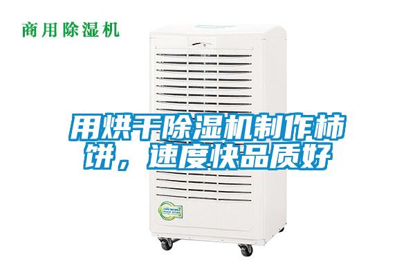 用烘干除濕機制作柿餅，速度快品質好