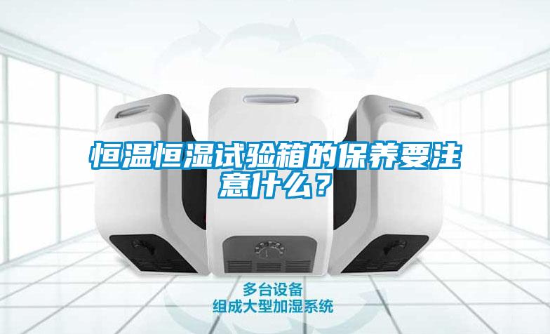 恒溫恒濕試驗(yàn)箱的保養(yǎng)要注意什么？