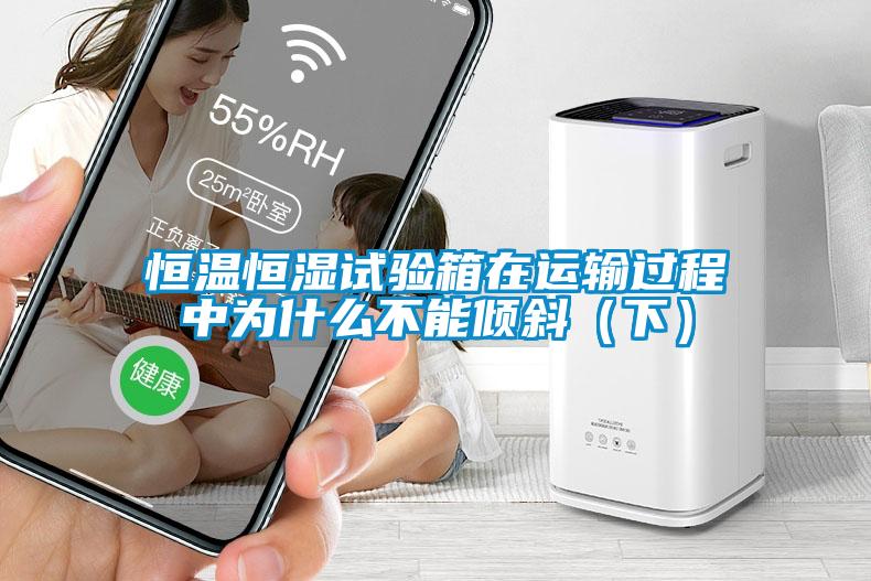 恒溫恒濕試驗(yàn)箱在運(yùn)輸過程中為什么不能傾斜（下）
