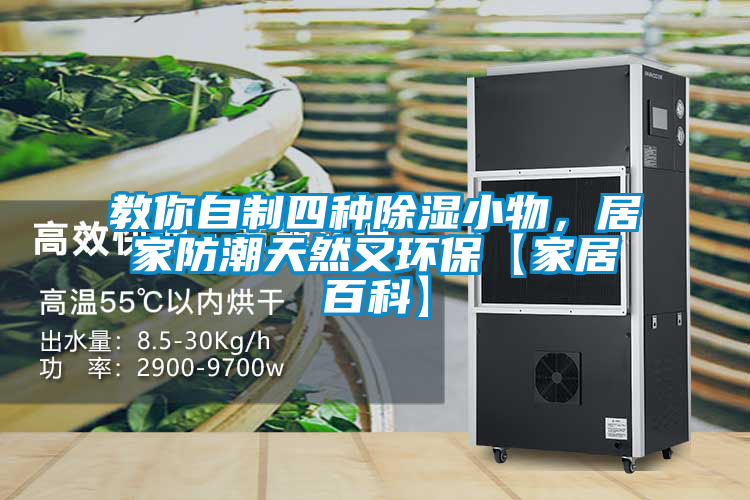 教你自制四種除濕小物，居家防潮天然又環(huán)保【家居百科】