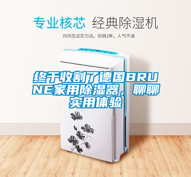 終于收割了德國BRUNE家用除濕器，聊聊實用體驗