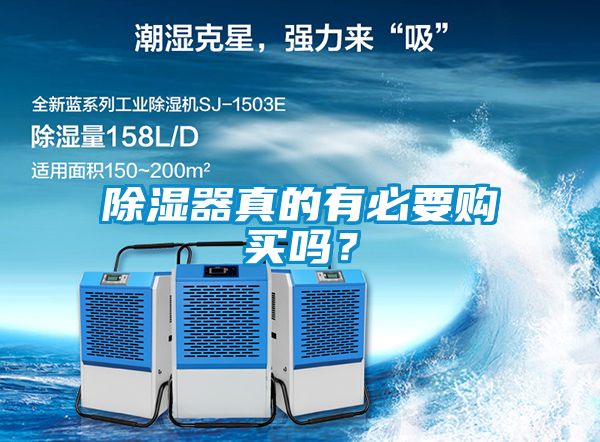 除濕器真的有必要購買嗎？