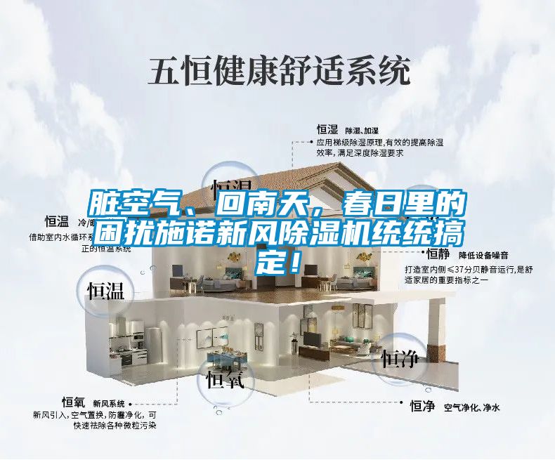 臟空氣、回南天，春日里的困擾施諾新風除濕機統(tǒng)統(tǒng)搞定！