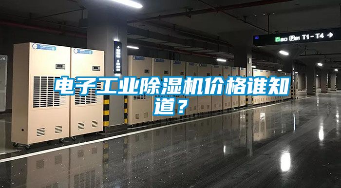 電子工業除濕機價格誰知道?