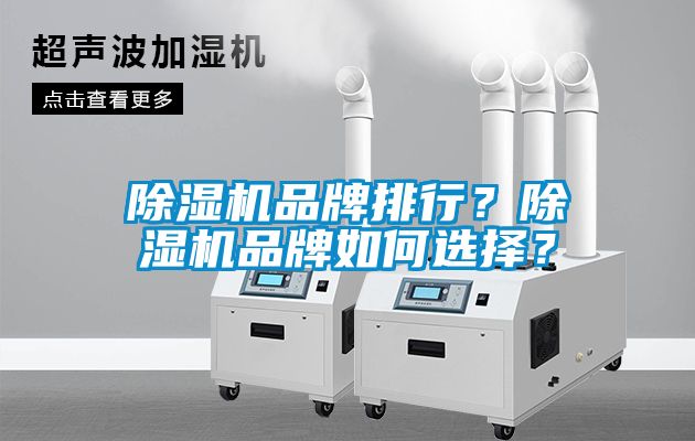 除濕機(jī)品牌排行？除濕機(jī)品牌如何選擇？