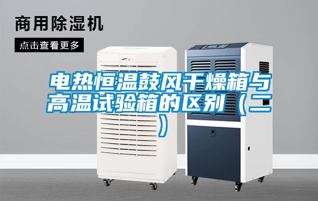 電熱恒溫鼓風干燥箱與高溫試驗箱的區(qū)別（二）