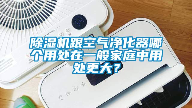 除濕機(jī)跟空氣凈化器哪個用處在一般家庭中用處更大？