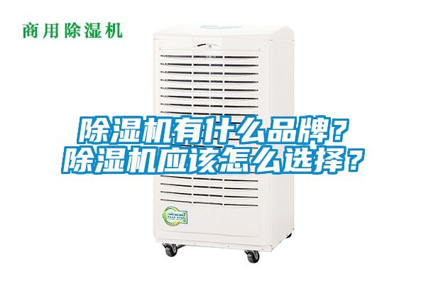 除濕機有什么品牌？除濕機應該怎么選擇？
