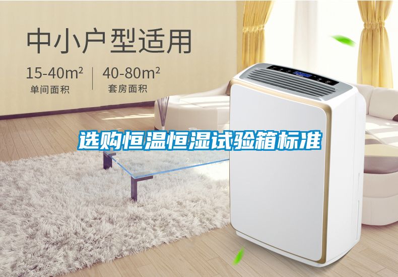 選購恒溫恒濕試驗箱標(biāo)準
